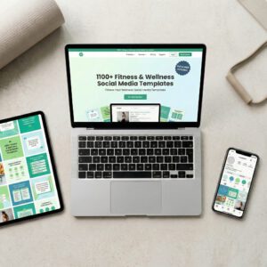 1100+ Canva-Editable Fitness & Gym Instagram Templates with PLR & MRR Rights